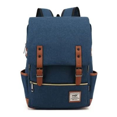 Vintage Oxford Waterproof Laptop Backpack With Large Capacity For Travel  School 18