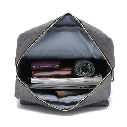 Vintage Oxford Waterproof Laptop Backpack With Large Capacity For Travel  School 1