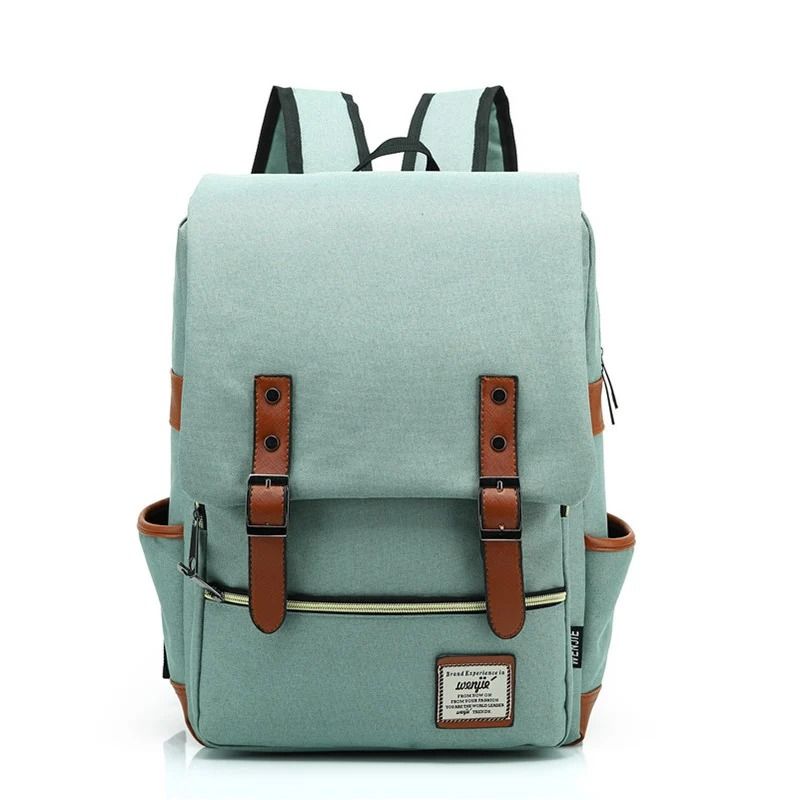 Vintage Oxford Waterproof Laptop Backpack With Large Capacity For Travel  School 5