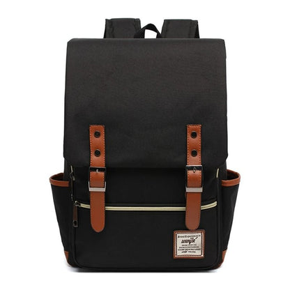 Vintage Oxford Waterproof Laptop Backpack With Large Capacity For Travel  School 8