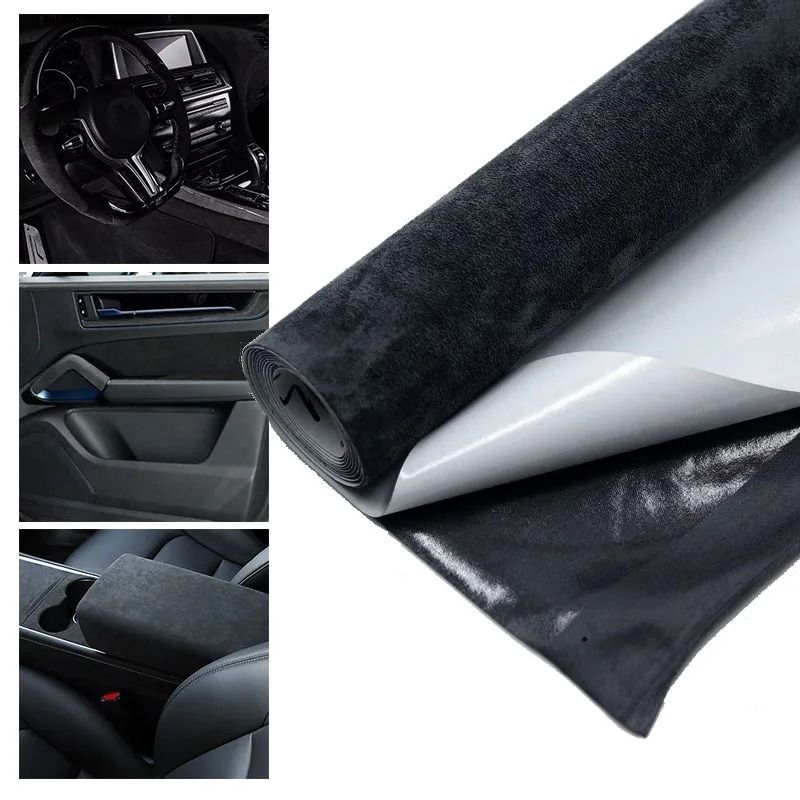 Self Adhesive Suede Fabric for Car Interior and DIY Projects
