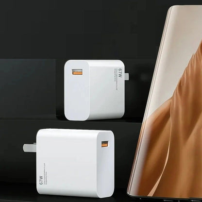 67W Super Fast Charging Cable And Power Adapter Set 1