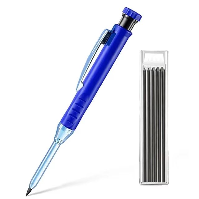 ProMark 2Piece 28 Mm Mechanical Carpenter Pencil Set With Sharpener 6