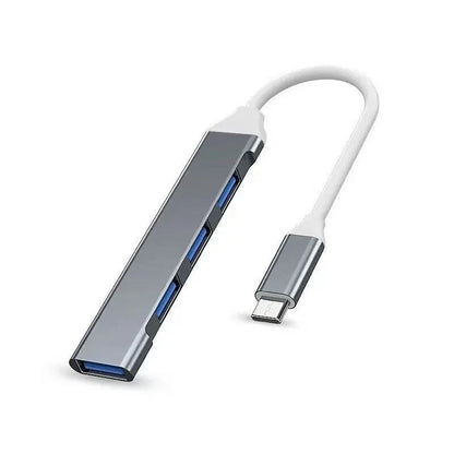 4 Port Type C USB Hub Splitter Adapter For Laptop And Computer 8