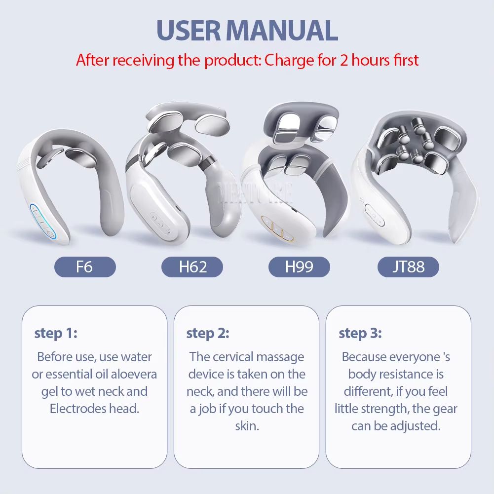 NeoFlex Smart Neck  Back Massager With Heat  TENS Pulse 4