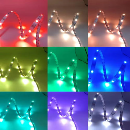 Smart RGB LED Strip Lights With Bluetooth  WiFi App Control  5V USB Powered 5050 Backlight For TV R 1