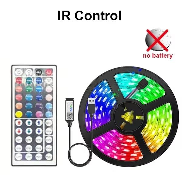 Smart RGB LED Strip Lights With Bluetooth  WiFi App Control  5V USB Powered 5050 Backlight For TV R 7