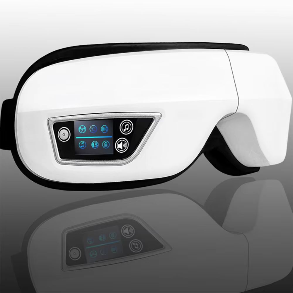 6D Smart Eye Massager with Heat, Air Compression & Bluetooth Music