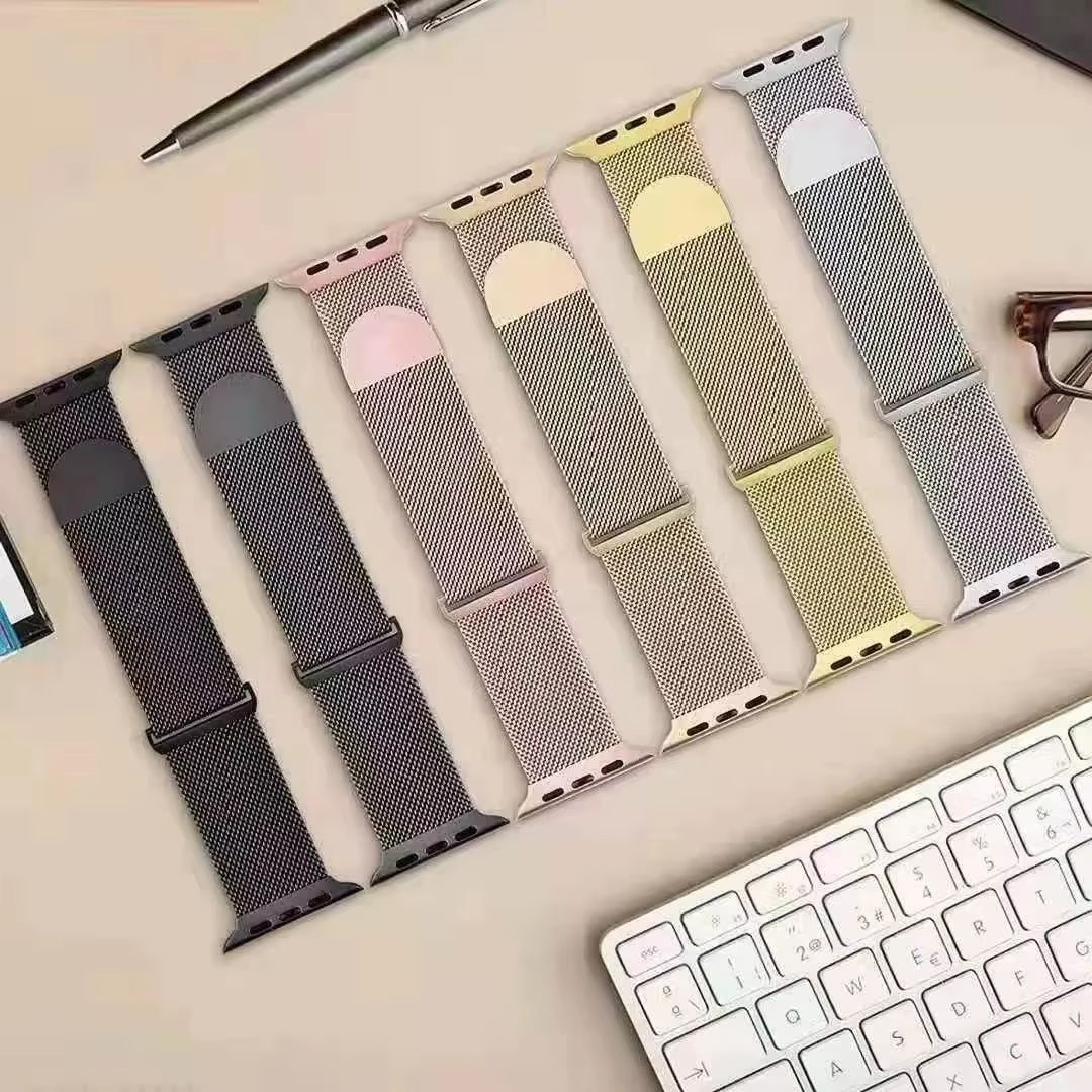 Premium Metal Milanese Loop Band For Apple Watch  Magnetic Stainless Steel Strap For Ultra Series 9 3