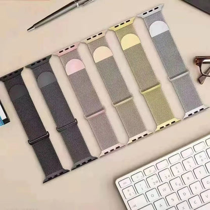 Premium Metal Milanese Loop Band For Apple Watch  Magnetic Stainless Steel Strap For Ultra Series 9 3