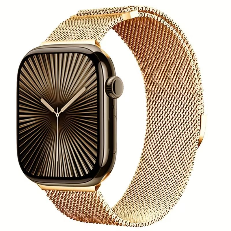 Premium Metal Milanese Loop Band For Apple Watch  Magnetic Stainless Steel Strap For Ultra Series 9 10