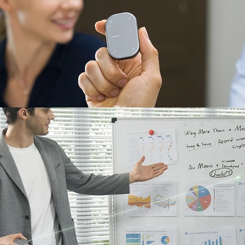 Wireless Air Mouse And Touchpad Presenter With Laser And AI Options 1
