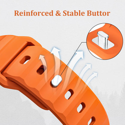 FlexFit Silicone Band For Apple Watch Ultra  Series 411 All Sizes 3