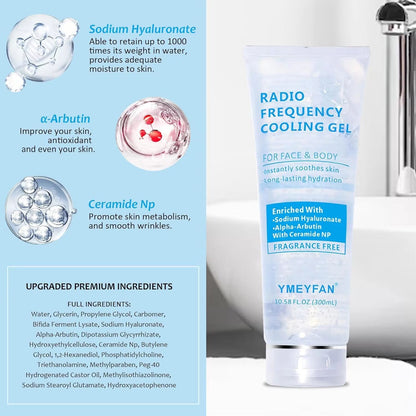 DermaCool Hyaluronic Conductive Cooling Gel For IPL EMS  RF Devices 3PCS9PCS Set 4