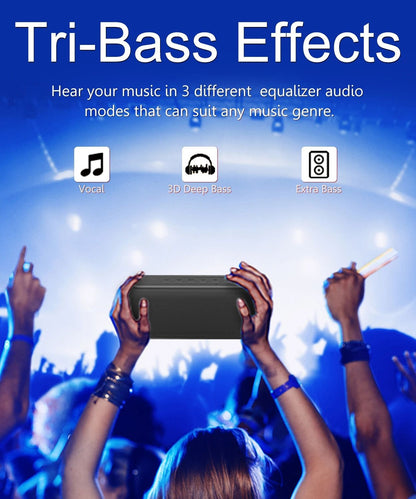 60W Portable Bluetooth Speaker With Subwoofer And Waterproof Design 4