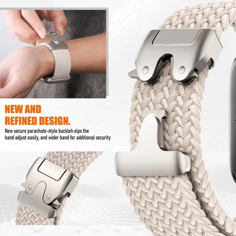 Soft Braided Solo Loop Band For Apple Watch  Stretchable Nylon Strap For Ultra Series 10 9 8 SE  Mo 3