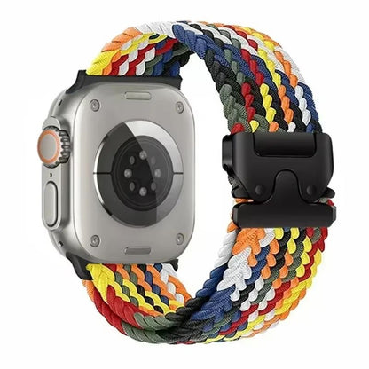 Soft Braided Solo Loop Band For Apple Watch  Stretchable Nylon Strap For Ultra Series 10 9 8 SE  Mo 9