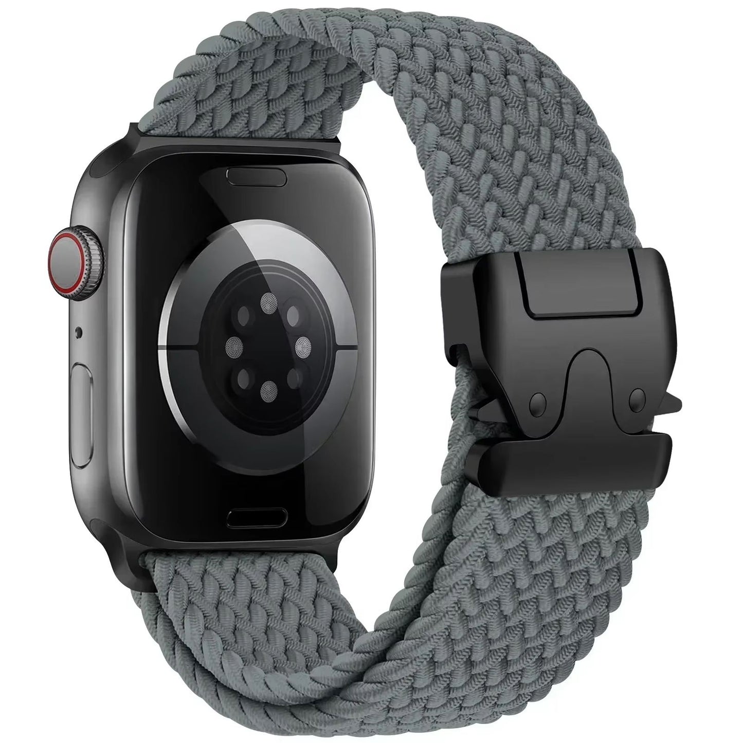 Soft Braided Solo Loop Band For Apple Watch  Stretchable Nylon Strap For Ultra Series 10 9 8 SE  Mo 12
