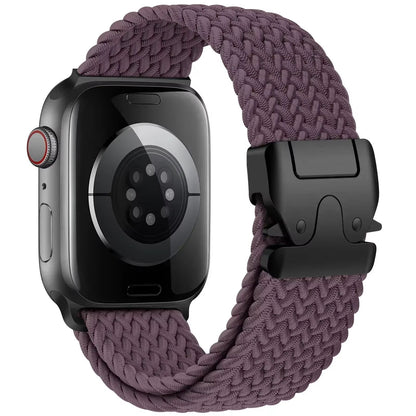 Soft Braided Solo Loop Band For Apple Watch  Stretchable Nylon Strap For Ultra Series 10 9 8 SE  Mo 17