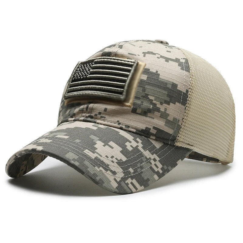 New Mesh Breathable Cap Personality Sticker Embroidery Baseball Hat Outdoor Sunscreen Cap For Men A 2