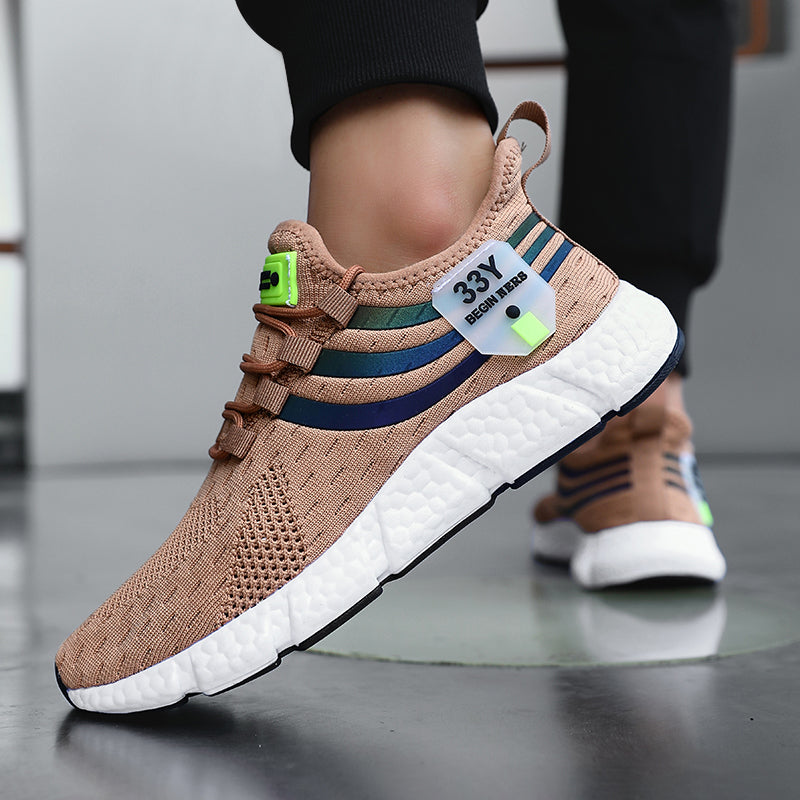 Lightweight Outdoor Mesh Running Shoes For Men Summer Breathable Casual Sneakers  Athletic Jogging  2