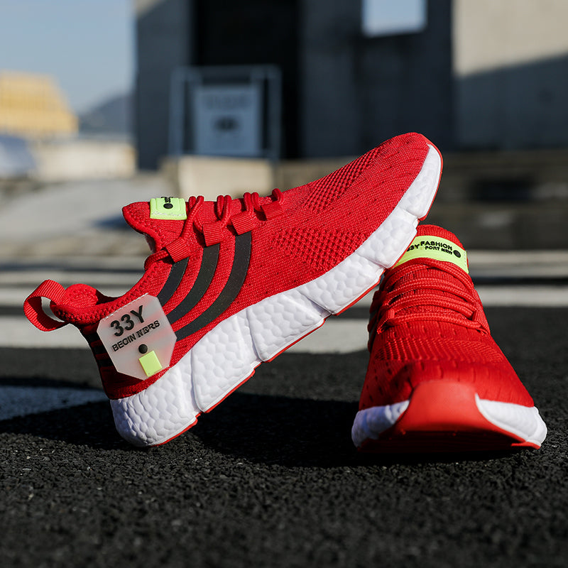 Lightweight Outdoor Mesh Running Shoes For Men Summer Breathable Casual Sneakers  Athletic Jogging  3