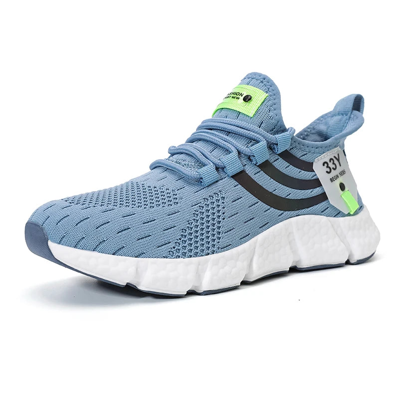 Lightweight Outdoor Mesh Running Shoes For Men Summer Breathable Casual Sneakers  Athletic Jogging  9