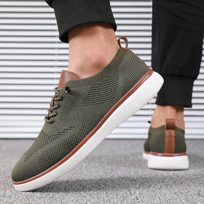 Comfortable Mens Lightweight Knitted Walking Shoes Breathable AllDay Fit For Daily Wear  Outdoor Hi 7
