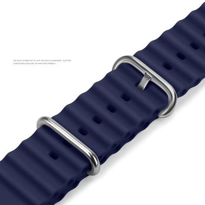 Premium Ocean Band For Apple Watch  Rugged Silicone Sport Strap For Series 103 Ultra Ultra 2 SE 10
