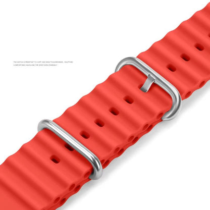 Premium Ocean Band For Apple Watch  Rugged Silicone Sport Strap For Series 103 Ultra Ultra 2 SE 11
