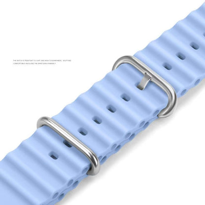 Premium Ocean Band For Apple Watch  Rugged Silicone Sport Strap For Series 103 Ultra Ultra 2 SE 16