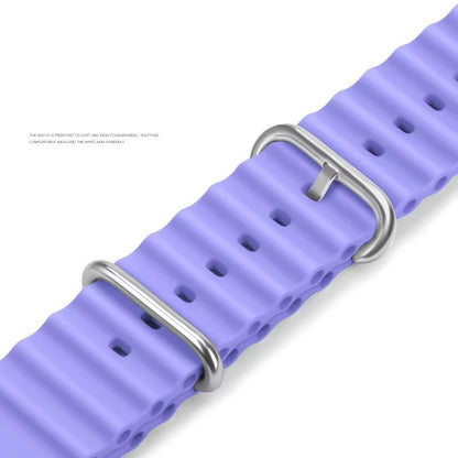 Premium Ocean Band For Apple Watch  Rugged Silicone Sport Strap For Series 103 Ultra Ultra 2 SE 18