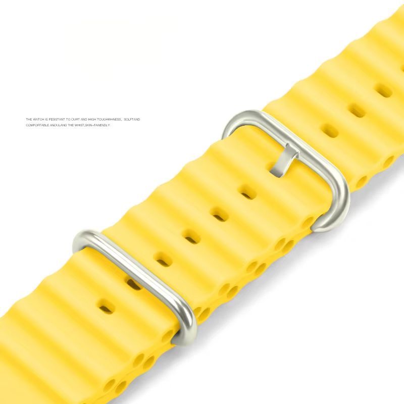 Premium Ocean Band For Apple Watch  Rugged Silicone Sport Strap For Series 103 Ultra Ultra 2 SE 7