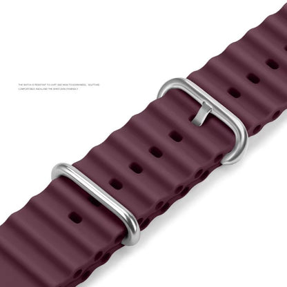 Premium Ocean Band For Apple Watch  Rugged Silicone Sport Strap For Series 103 Ultra Ultra 2 SE 19