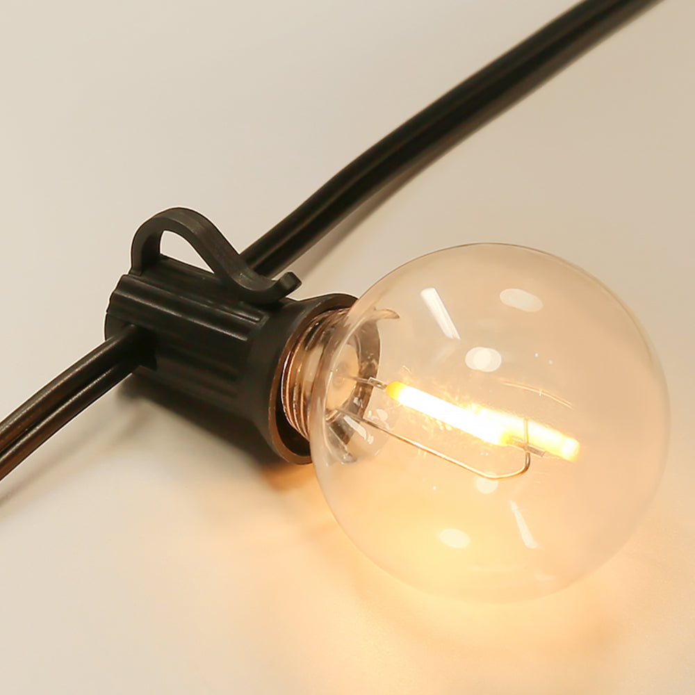 Waterproof Shatterproof LED Globe Bulb Garland String Lights Outdoor Patio And Christmas Decor 3
