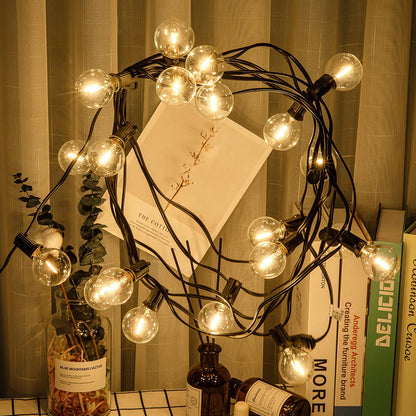 Waterproof Shatterproof LED Globe Bulb Garland String Lights Outdoor Patio And Christmas Decor 4