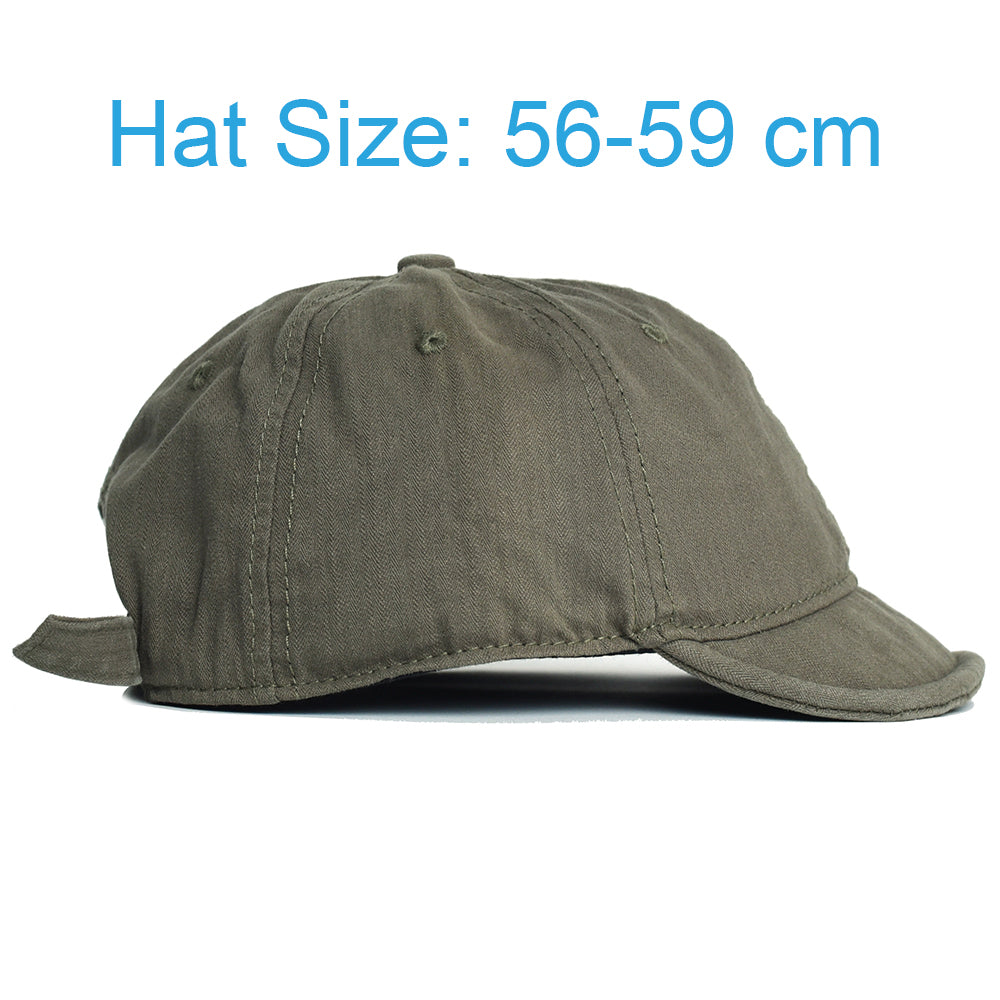 Cotton Baseball Cap Vintage Short Brim Dad Hat Adjustable Trucker Style Low Profile Cap For Men And 1
