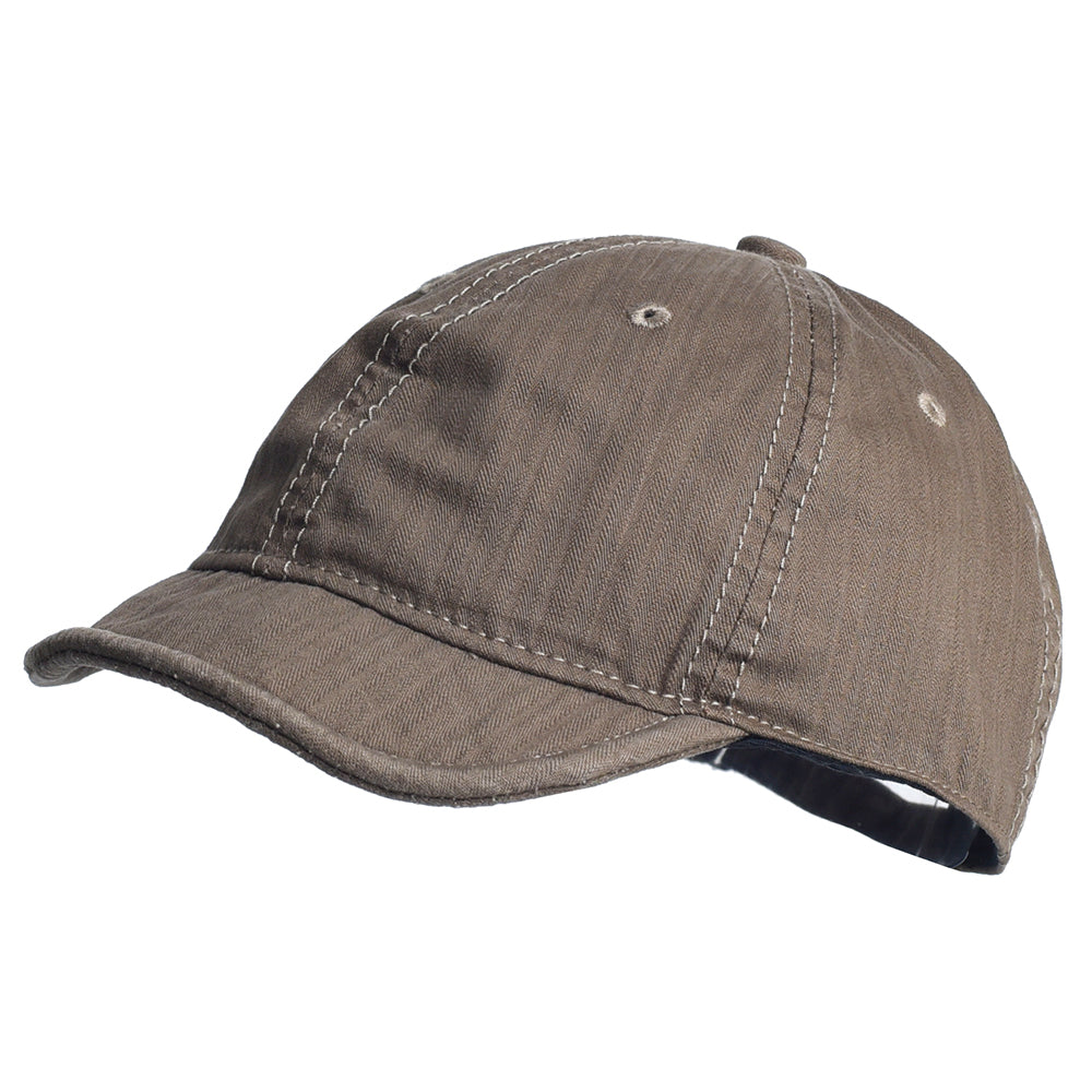 Cotton Baseball Cap Vintage Short Brim Dad Hat Adjustable Trucker Style Low Profile Cap For Men And 4