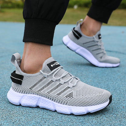Mens Soft Soled Mesh Running Shoes Breathable Summer Casual Trainers For Comfort Style  Versatile O 1
