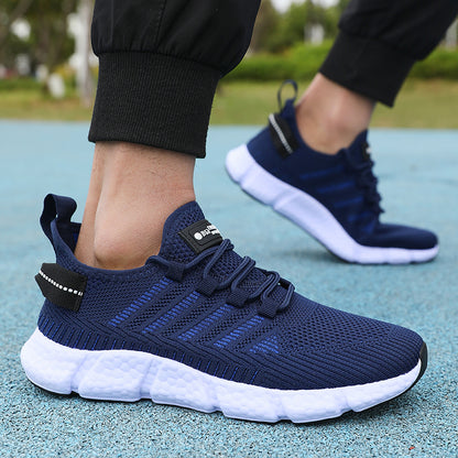 Mens Soft Soled Mesh Running Shoes Breathable Summer Casual Trainers For Comfort Style  Versatile O 8