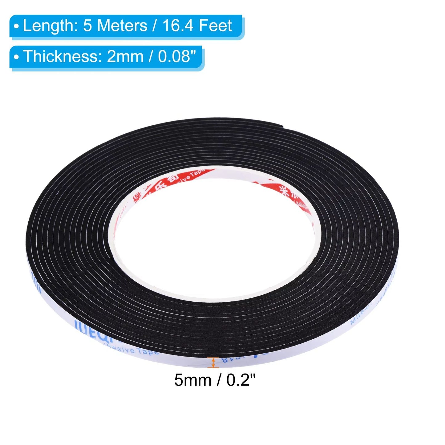 EVA Foam Sealing Tape  SelfAdhesive Insulation And Weatherproof Strip For Windows Doors And Home Pr 12