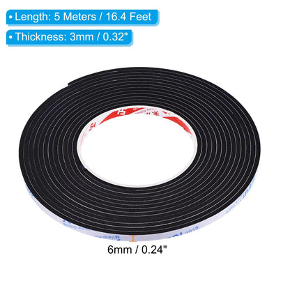 EVA Foam Sealing Tape  SelfAdhesive Insulation And Weatherproof Strip For Windows Doors And Home Pr 6