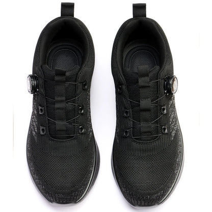 Mens Lightweight Rotary Buckle Work Boots AntiImpact  AntiPiercing Safety Shoes With Fashionable Ou 6