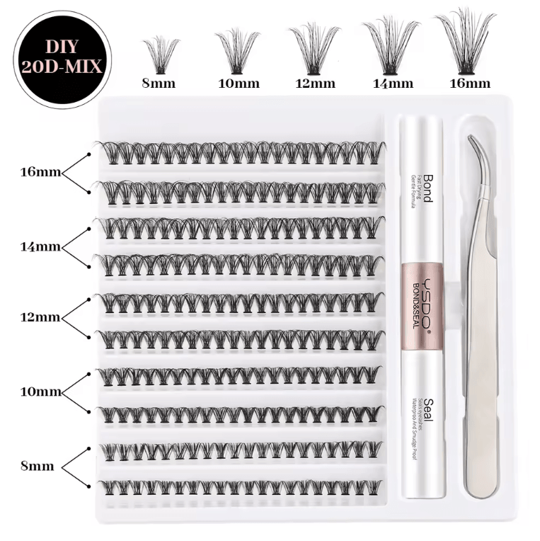 DIY Lash Extension Kit With Bond And Seal For Natural Volume Lashes 1