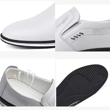 Classic Leather Shoes For Men Designer Loafers High Quality Moccasins  Formal Mens Footwear Elegant 2