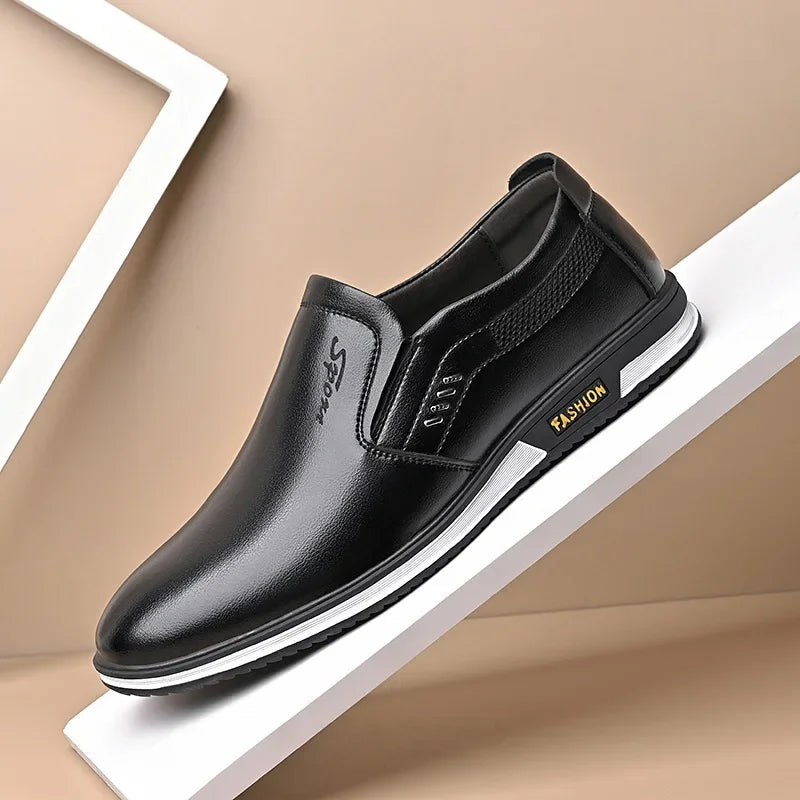 Classic Leather Shoes For Men Designer Loafers High Quality Moccasins  Formal Mens Footwear Elegant 7