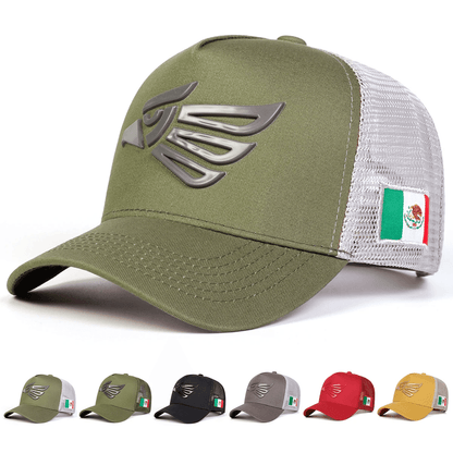 Eagle Heritage Mesh Baseball Cap – Adjustable Outdoor Sun Hat