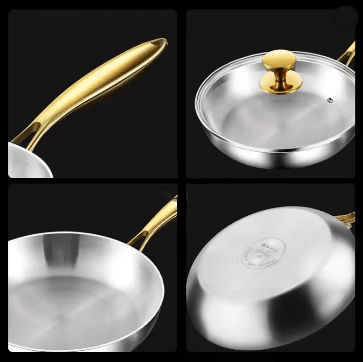ChefSteel 316 Stainless Steel Nonstick Frying Pan 2