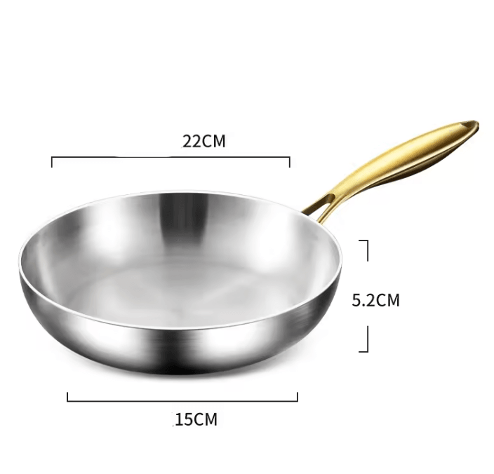 ChefSteel 316 Stainless Steel Nonstick Frying Pan 3