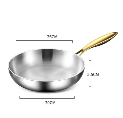ChefSteel 316 Stainless Steel Nonstick Frying Pan 5